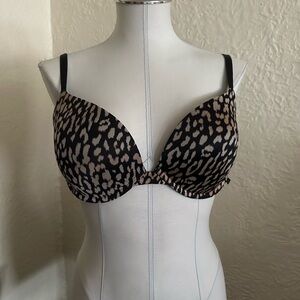 Victoria’s Secret Animal Print Push Up Bra 36D